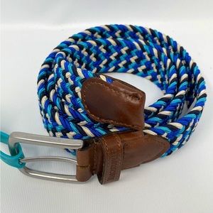 Margaritaville Condado Multi-Blue Braided Belt